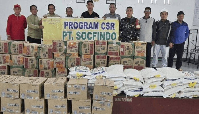 PT Socfindo Bangun Bandar Bantu Masyarakat Terdampak Banjir Di Dolok Masihul